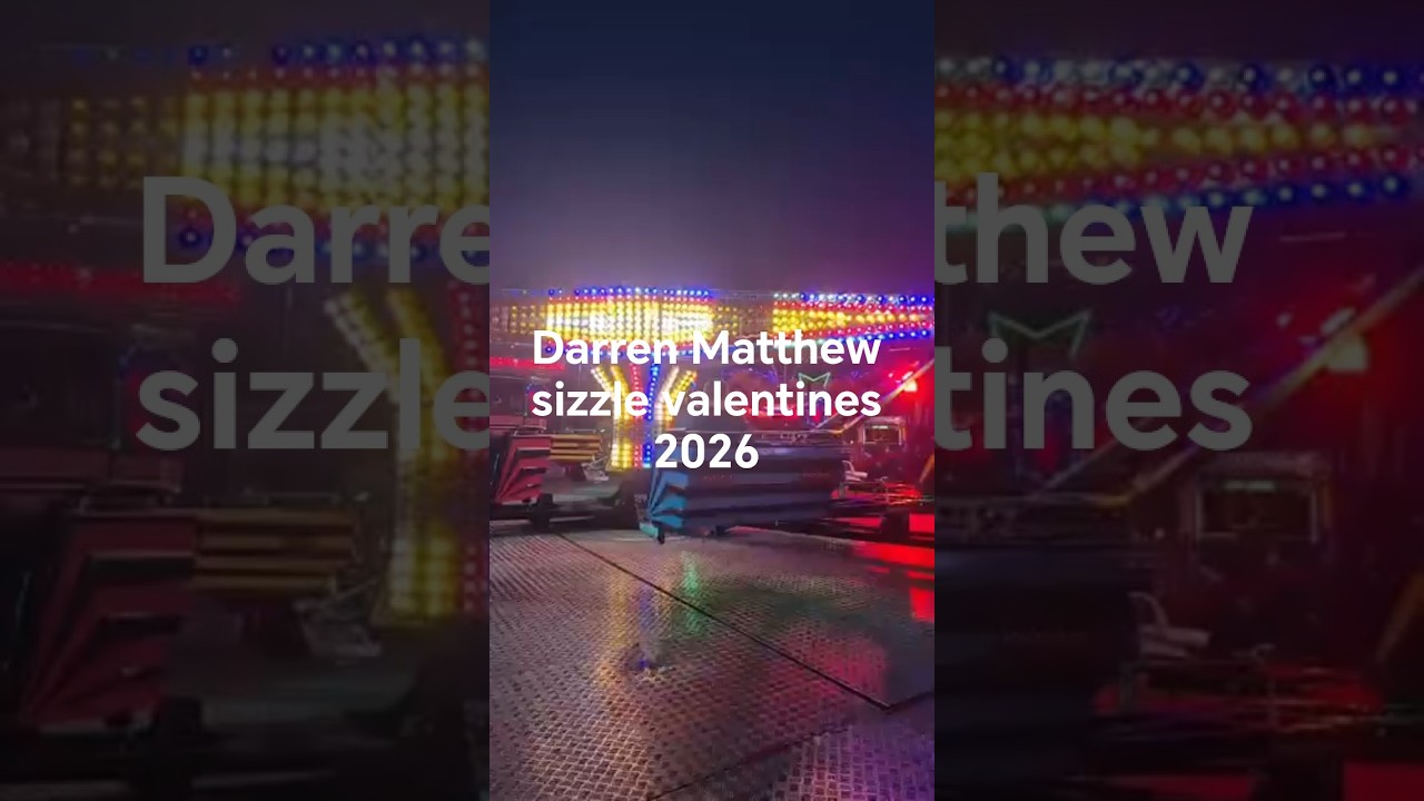 Darren Matthew Sizzler valentine fair 2026 stoke on trent