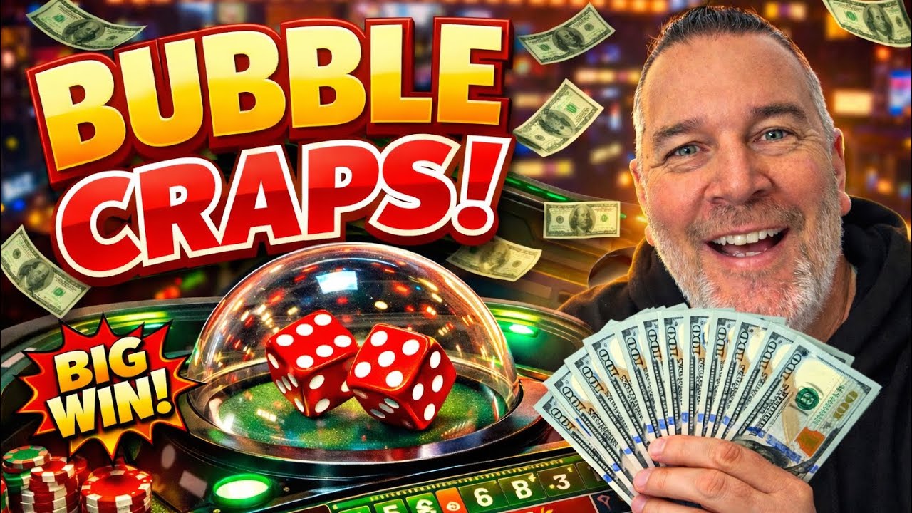 Я вернулся с выигрышем в 600 долларов в игре Bubble Craps.