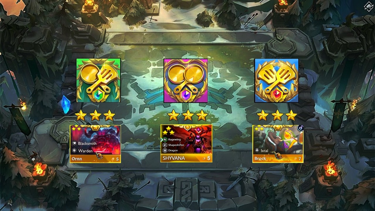 I get infinite gold and 3 legendary 3 stars #tft #teamfighttactics #lol