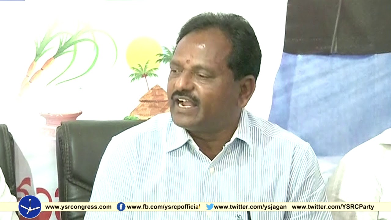 YSRCP MLA Budi Mutyalanaidu fire on Chandrababu over illegal activities - 16th Nov 2018