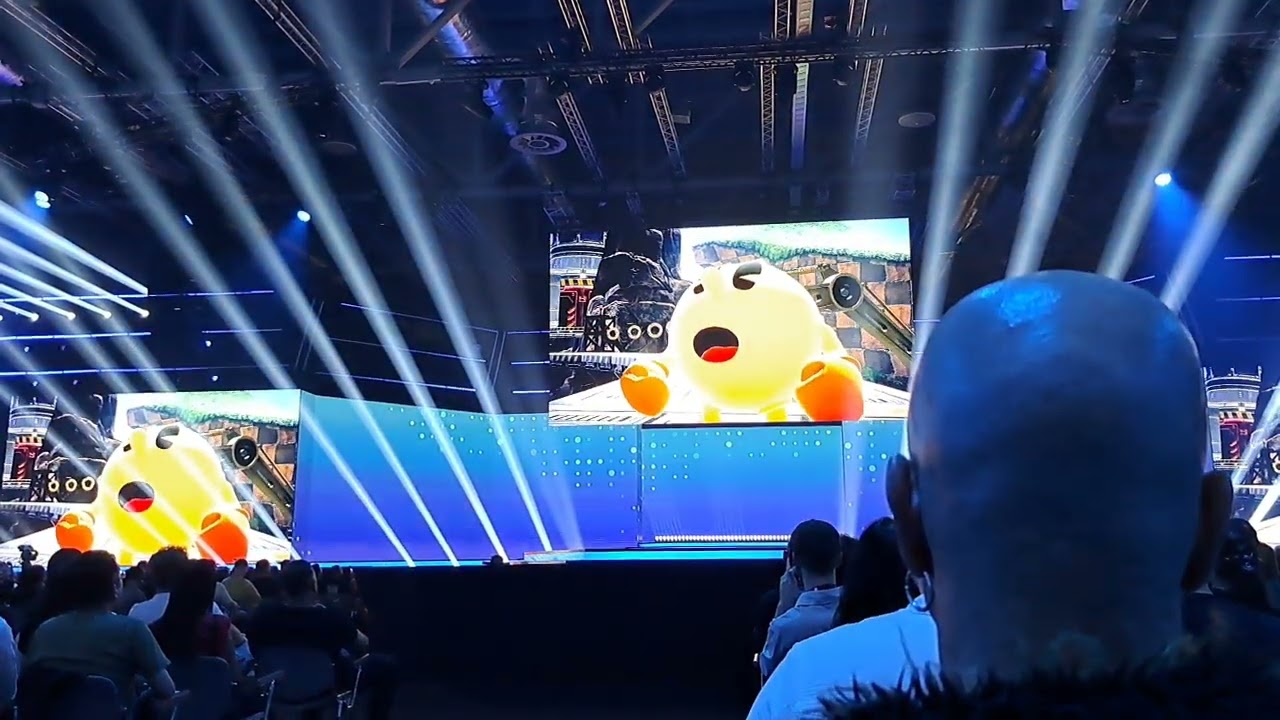 Crowd reaction to Sonic Racing Cross Worlds + Pacman trailer @ Opening Night Live 2025 | Gamescom