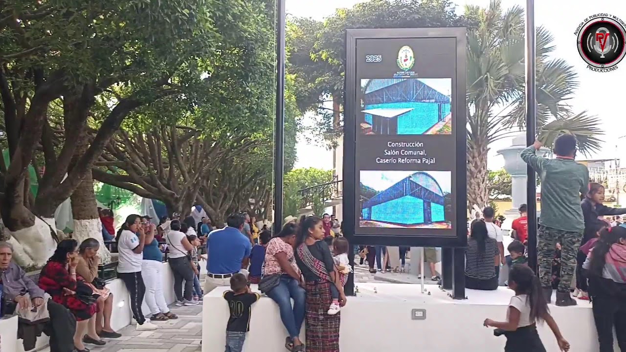 Inauguración del Parque Municipal de San Antonio Huista.