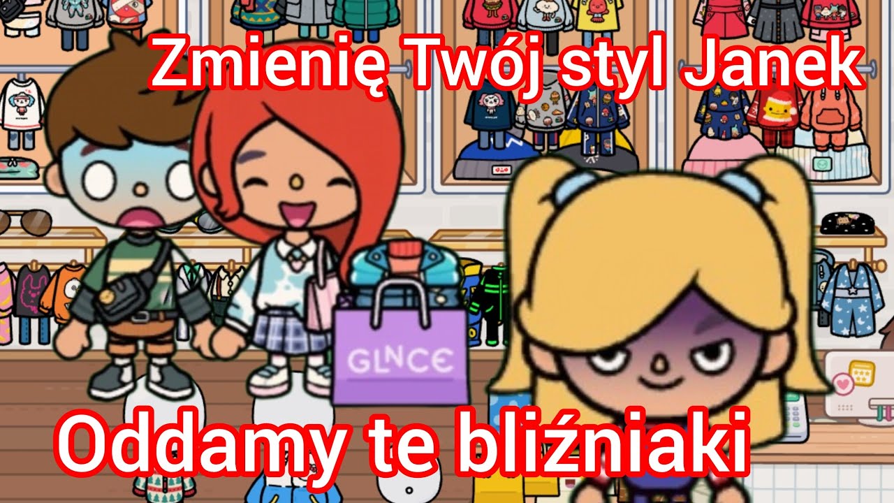 Zmienię Twój styl Janek😍 Oddamy te bliźniaki 😈 historyjki toca boca po polsku bajki toca stories pl
