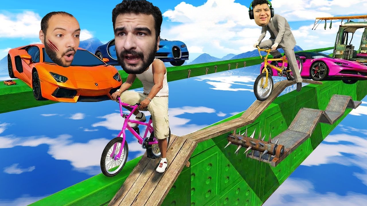 جيه وقت الخنزرة في الباركور مع ستورم وفتحي! | GTA 5