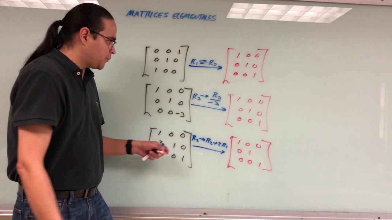 Matrices Elementales