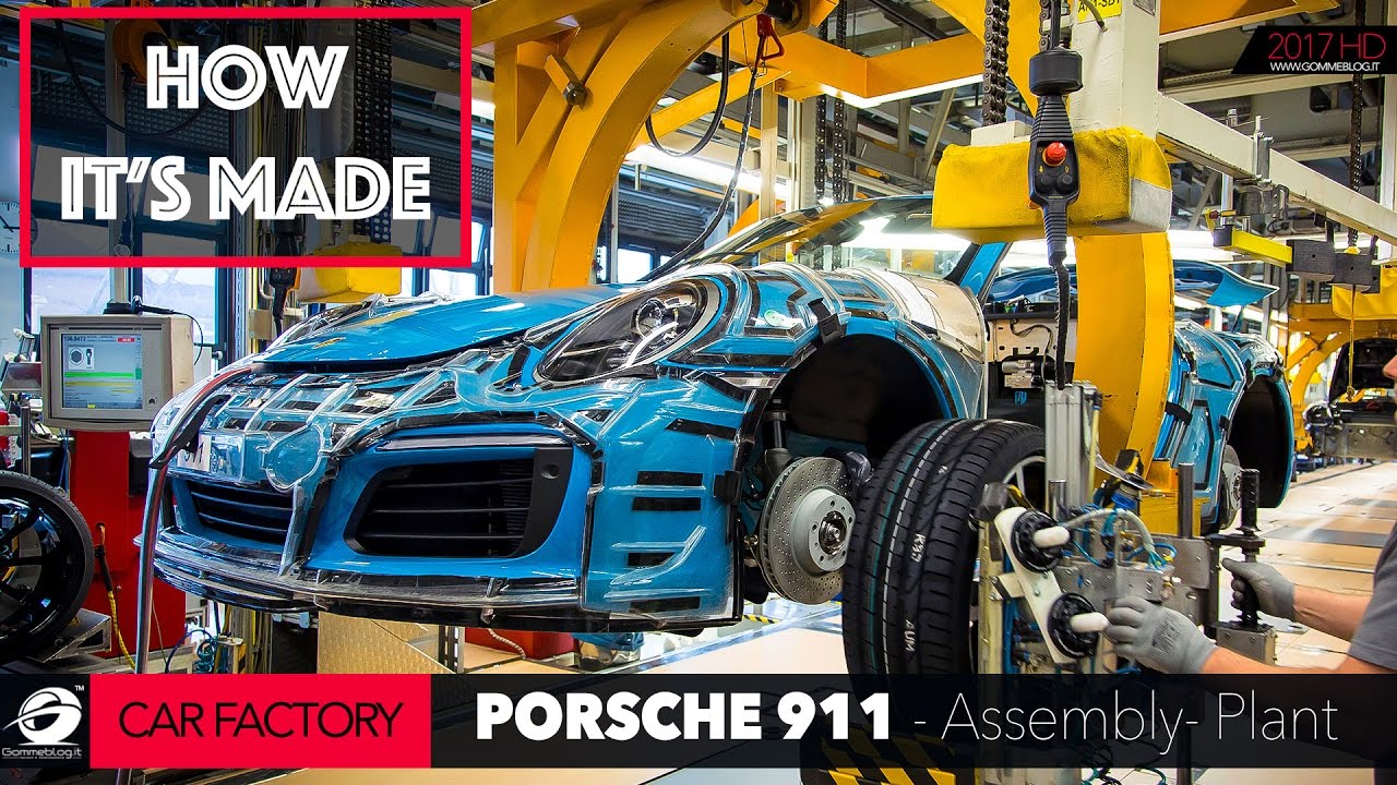 HOW IT'S MADE: Porsche 911 Car Factory - ASSEMBLY Plant (Series 1/5)  [GOMMEBLOG]
