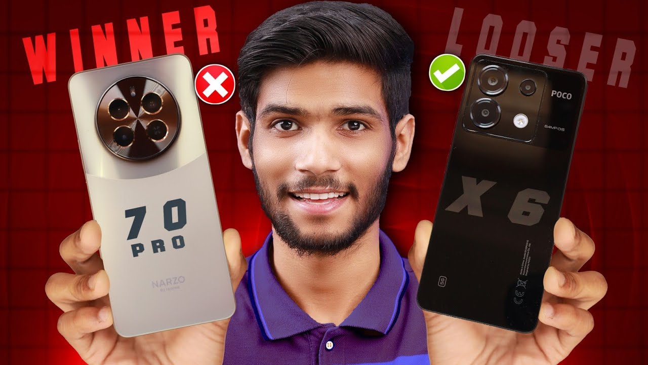 Realme Narzo 70 Pro vs Poco X6 5G Full Comparison Reality