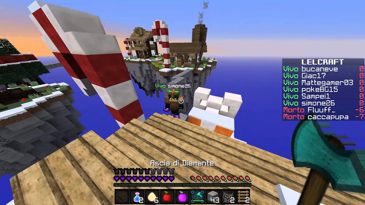 Minecraft Skywars: Lotta contro un Hater + Nuovo Microfono!