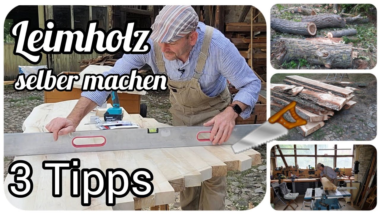 Leimholzplatten selber machen 🪚 Mit 3 Tipps zum Erfolg