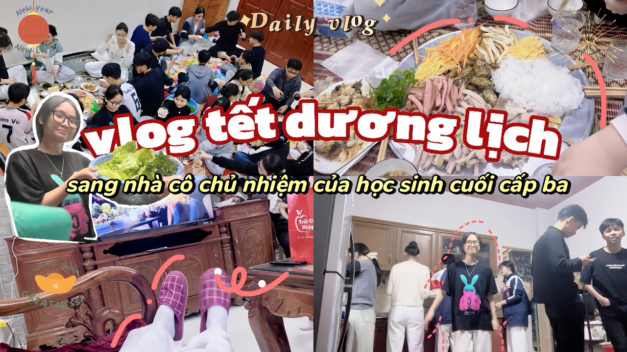 [ vlog] - LẦN ĐẦU SANG NHÀ CÔ CHỦ NHIỆM CỦA HỌC SINH CUỐI CẤP CÓ GÌ VUI ?