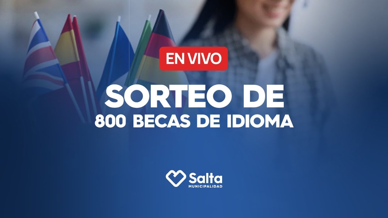 🔴EN VIVO | SORTEO 800 BECAS DE IDOMAS