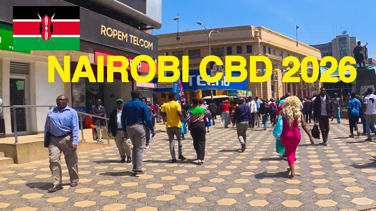NAIROBI walk CBD 2026, Kenya You don't see on TV