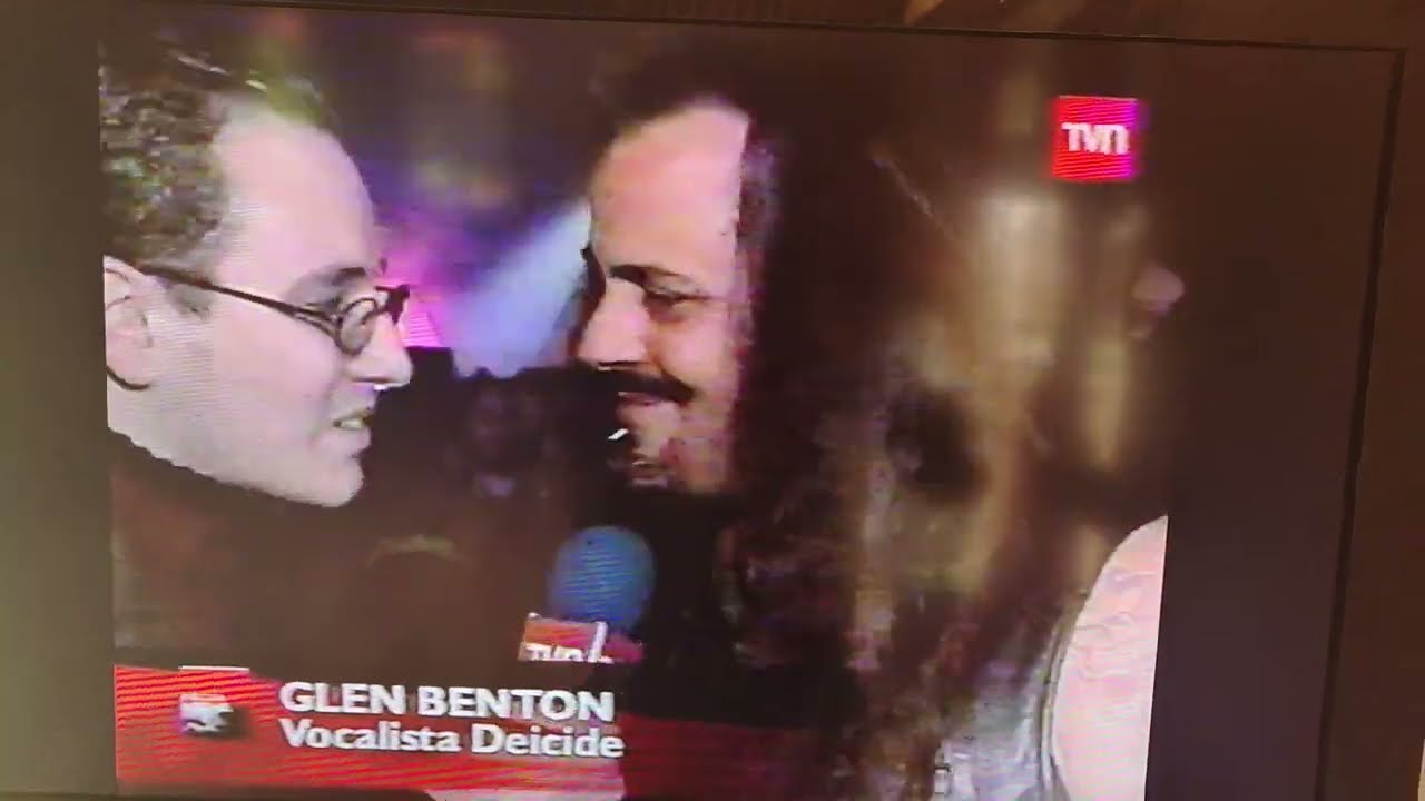💀 DEICIDE EN CHILE 2005. Noticias TVN #Deicide #GlenBenton