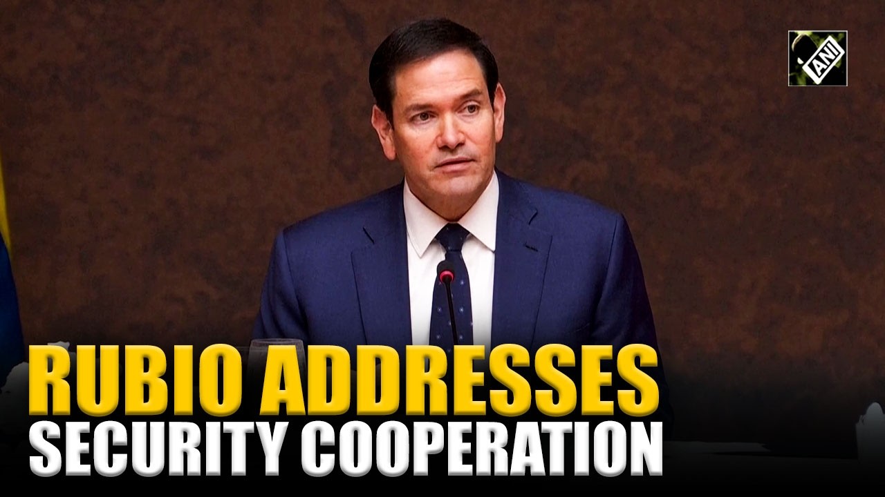 Marco Rubio Delivers Remarks At Shield Of The Americas Summit amid Iran War