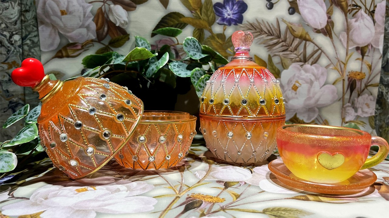 How To Make: Exquisite Easter Eggs Alternative Made From Resin Faberge Style