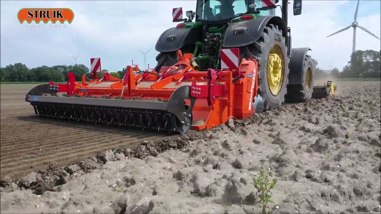 BioRotix 3000 overtop cultivator creates a perfect soil