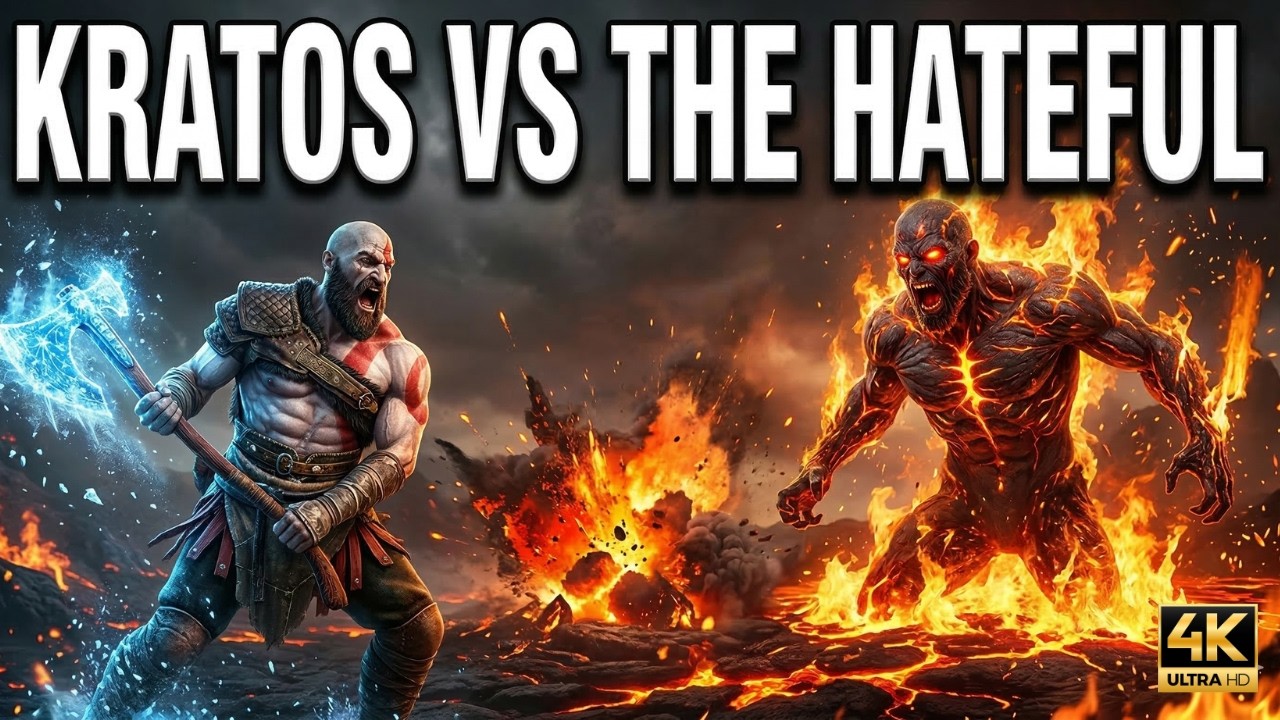 Kratos vs The Hateful &ndash; Brutal Boss Fight | God of War Ragnar&ouml;k PS5 [4K] Gameplay | Gamobea
