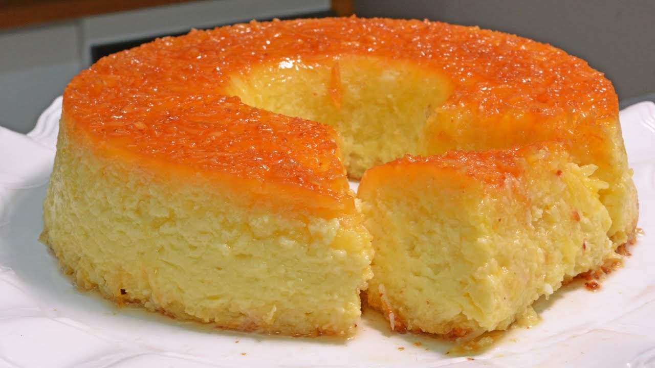 PUDIM DE AIPIM RALADO E COCO | SURPREENDENTEMENTE DELICIOSO