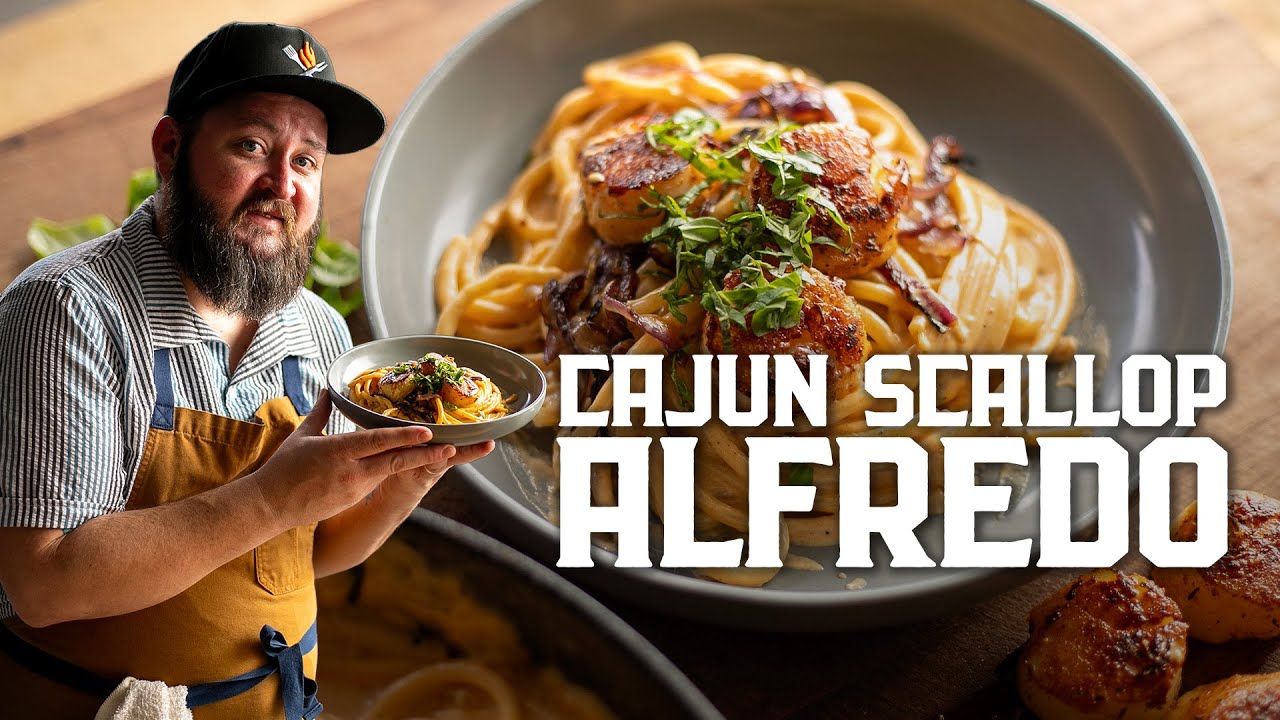 Creamy Cajun Scallop Alfredo: Spice Meets Comfort in Every Bite