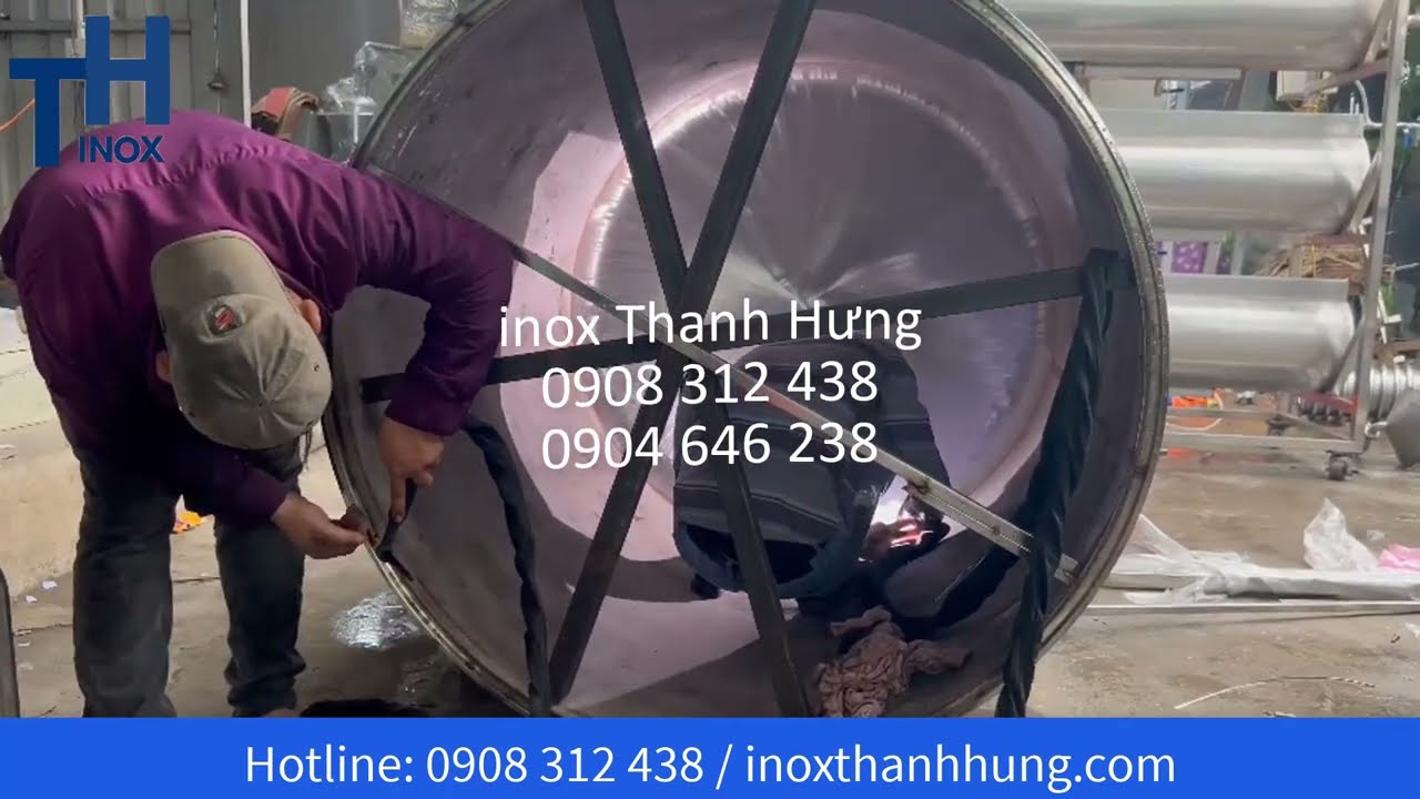(Gia công) Nồi hấp nhuộm sợi vải công nghiệp. Nồi hấp nhuộm vải lưới inox giá rẻ tại TP Hồ Chí Minh