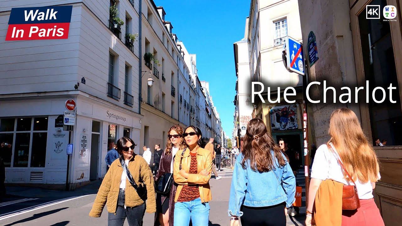 Rue Charlot (4K) | Paris Walking Tour