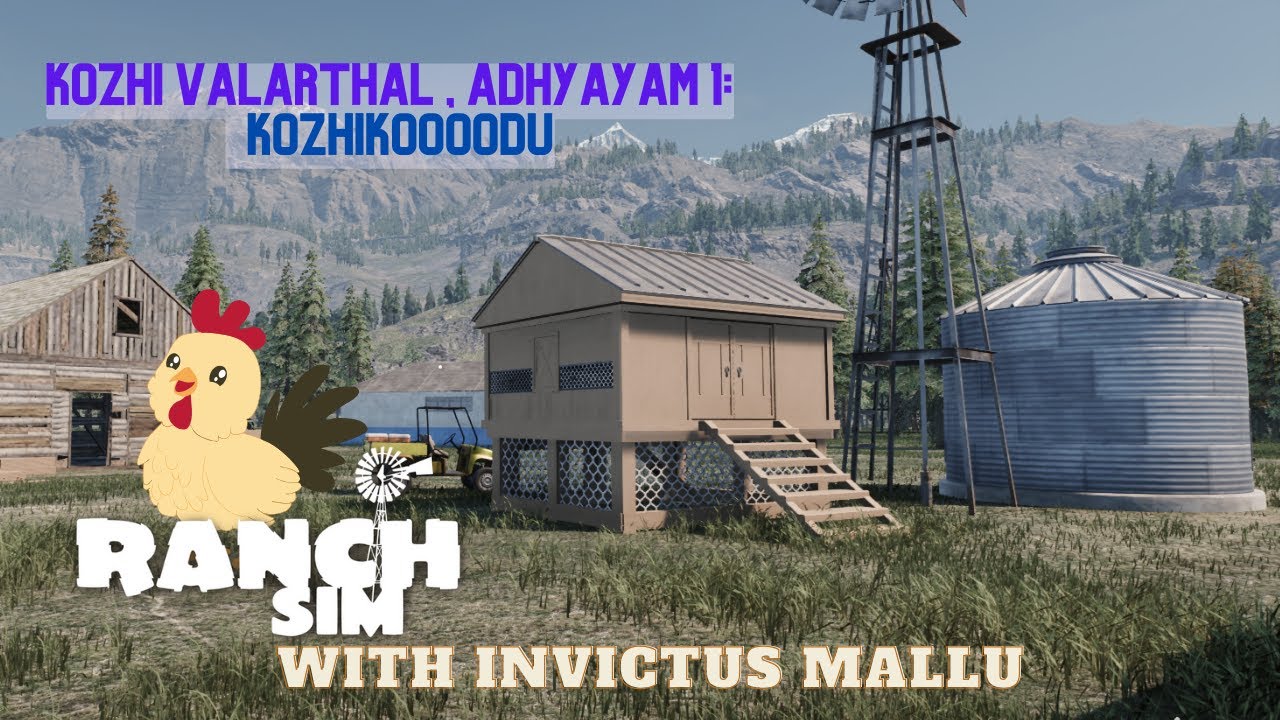 Ranch Simulator| Ep09| 'Time to build a kozhikoodu'| Malayalam Lets Play Series