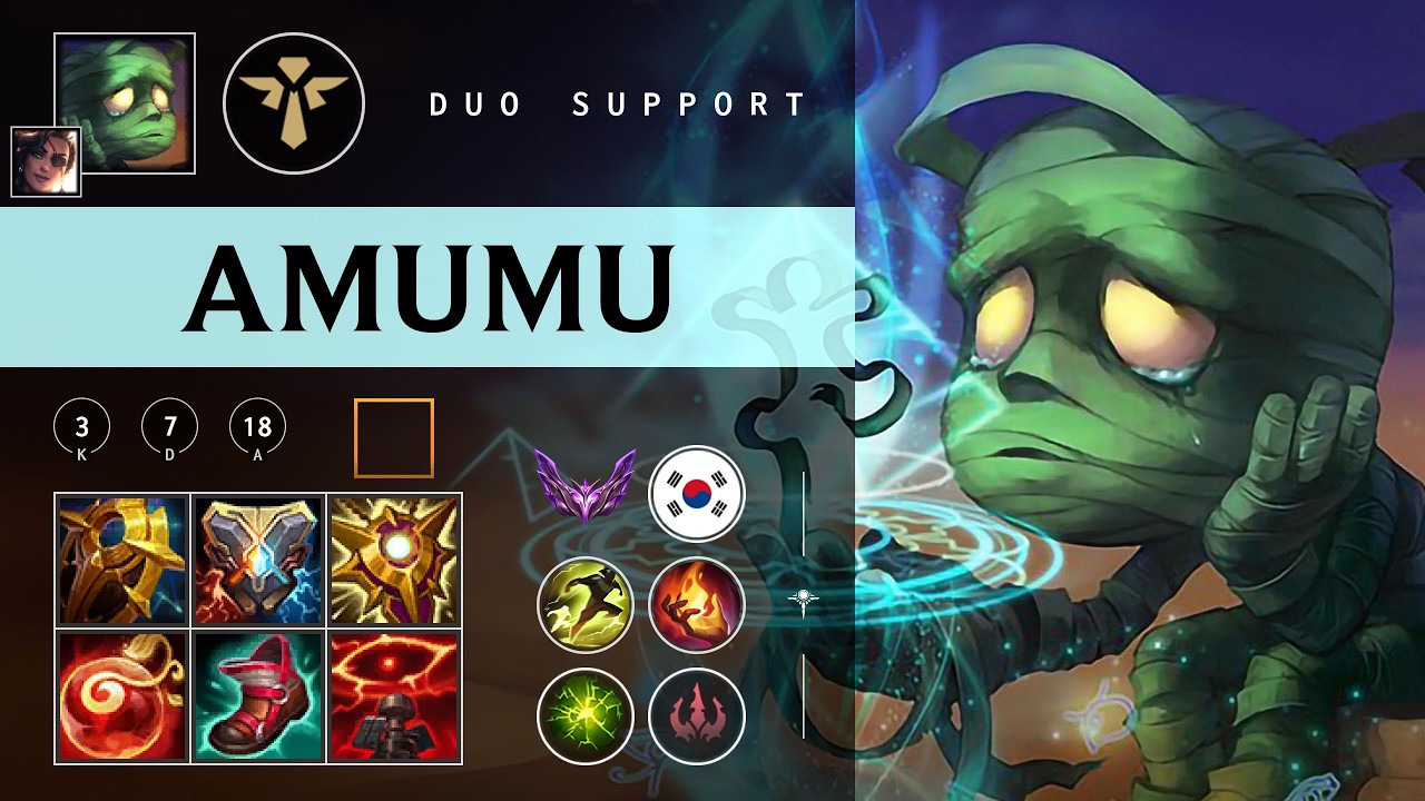 Amumu Support vs Rell - KR Master Patch 26.03