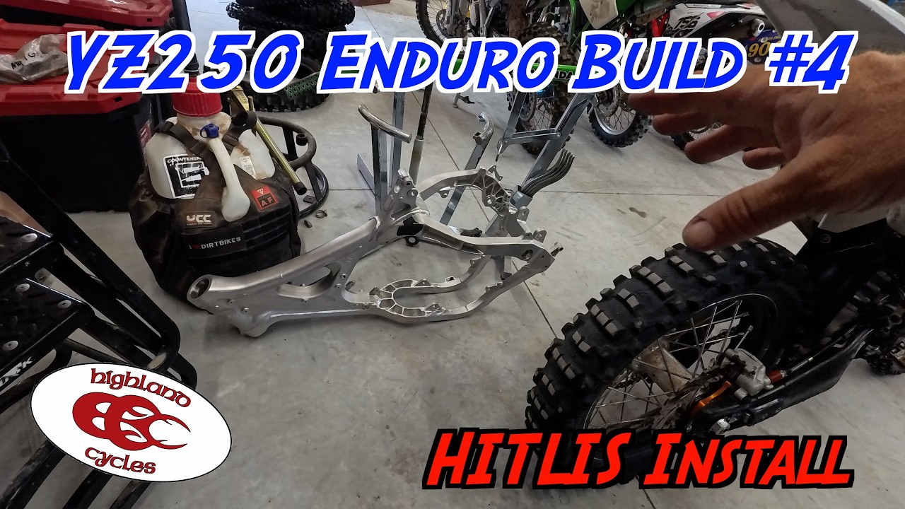 Сборка YZ250 | Установка HITLIS | Установка системы силовых клапанов HITLIS