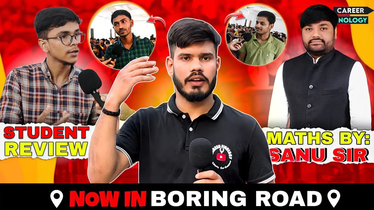Mathematics by IITian Sannu Rahi Sir || Students Review in Bazar Samiti Patna || Career Finology