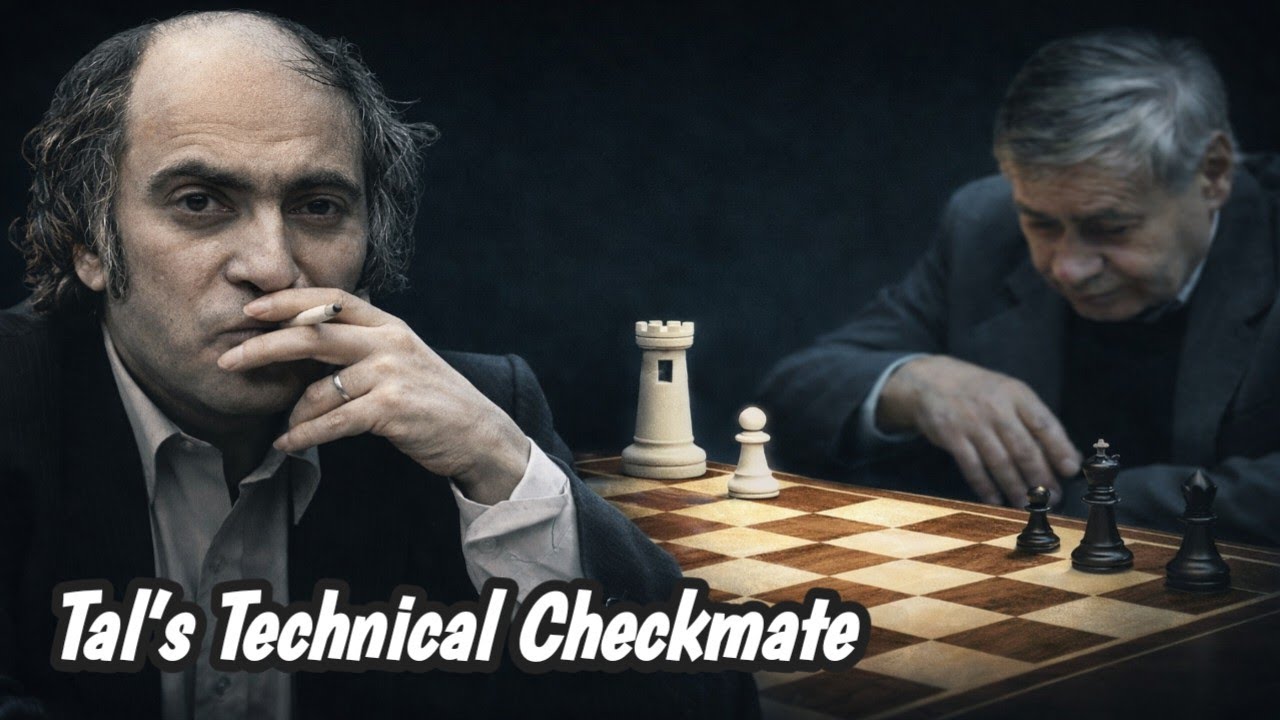 Tal Converts Endgame Pressure into a Precise Rook Checkmate