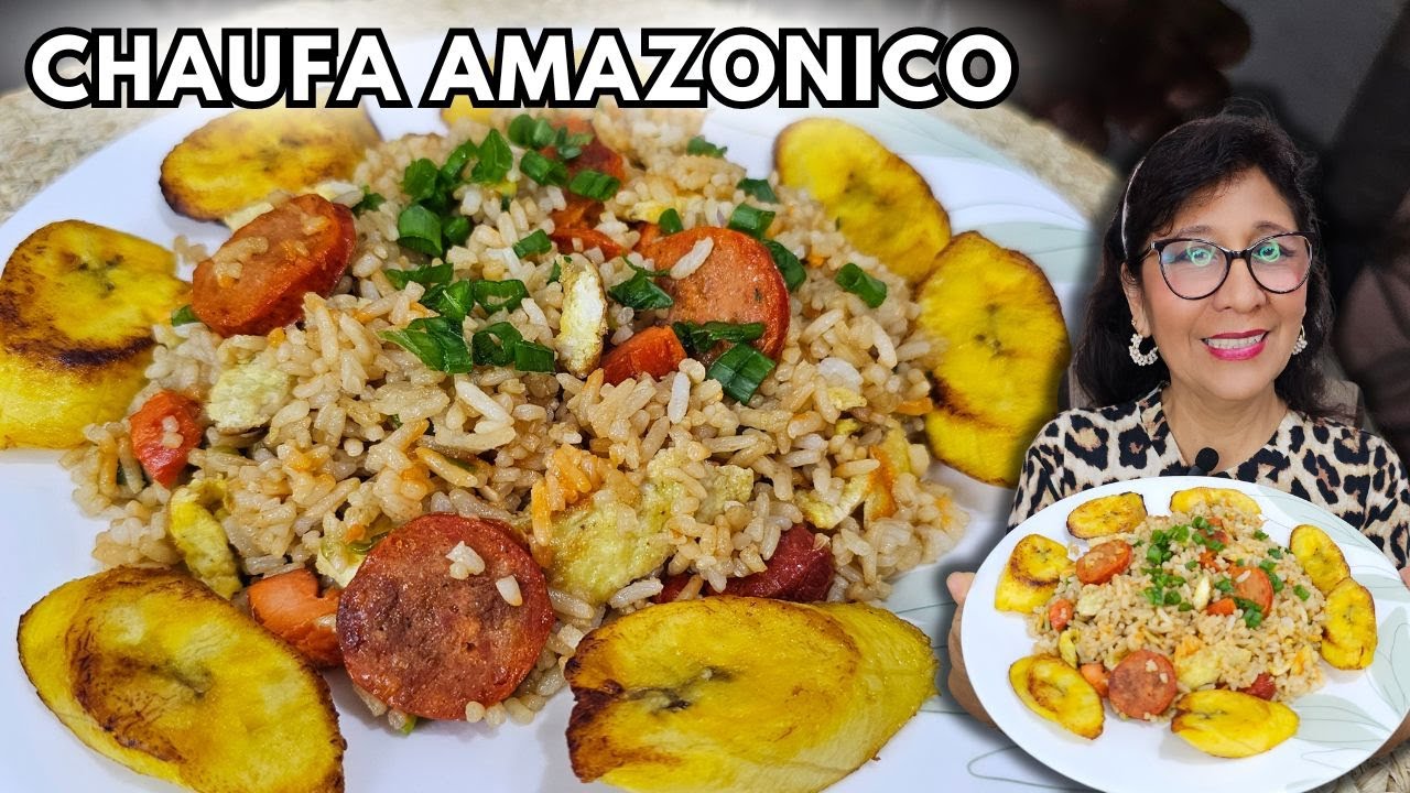 Arroz Chaufa Amazónico con Cecina y Chorizo | Receta Peruana