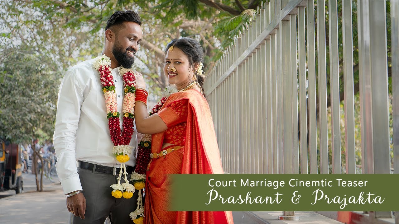 Prashant Prajakta | Court Marriage | Cinematic Teaser | Moments By RJ