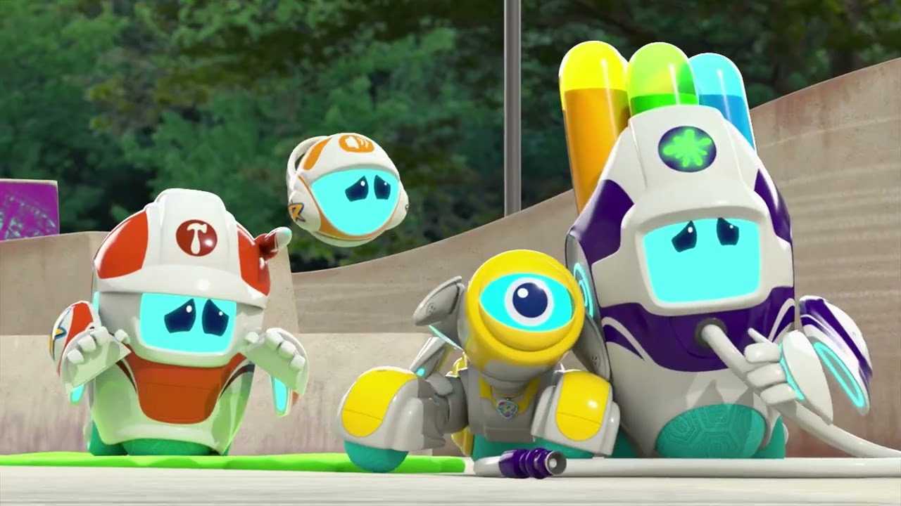 Roger Sticks the Landing | Space Ranger Roger | Cartoons for kids