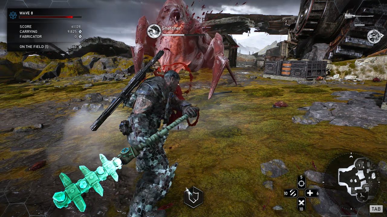 Master Horde Frenzy - Solo Anchor on Bunker - No Fortifications, 3x Melee Damage set [Gears 5]