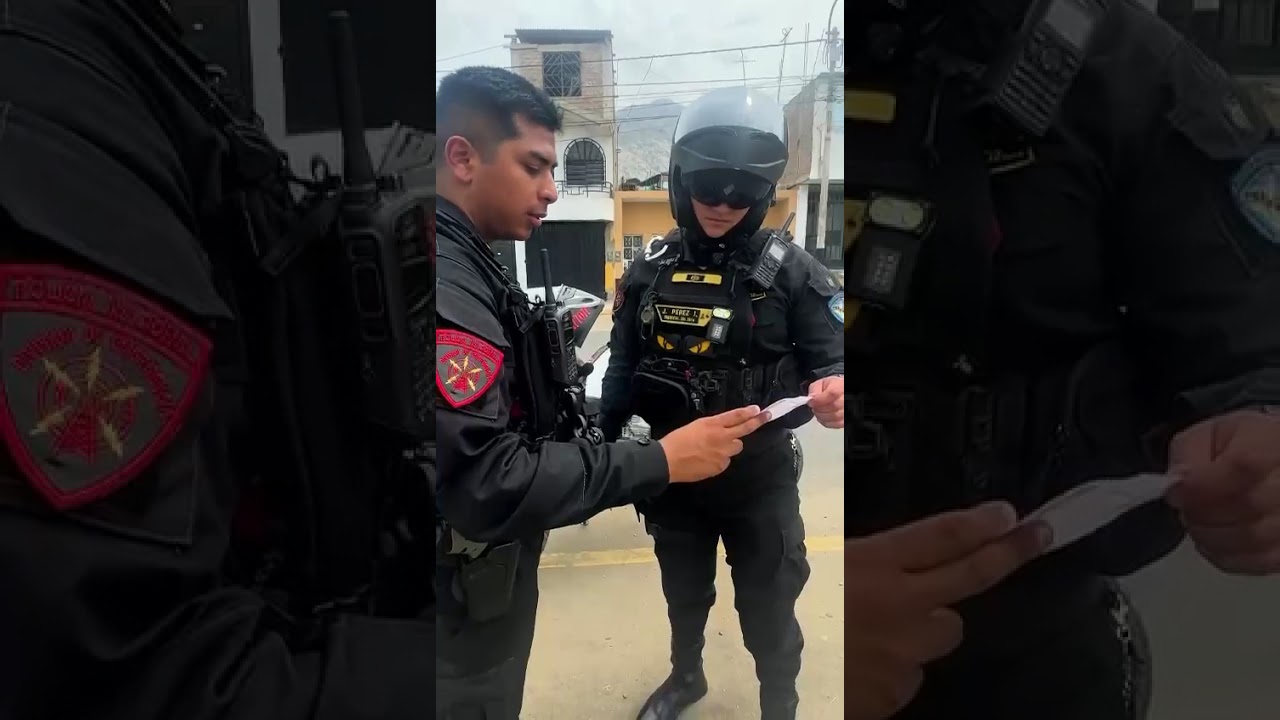 Gracias PNP por estar siempre cuando los necesitos 👍🫡