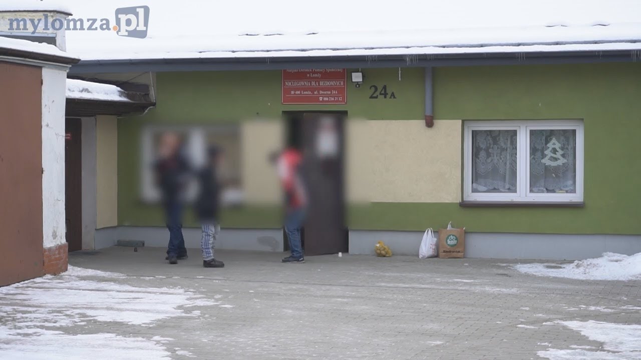 Noclegownia w Łomży. Miejsce pozwalające przetrwać bezdomnych mroźną zimę