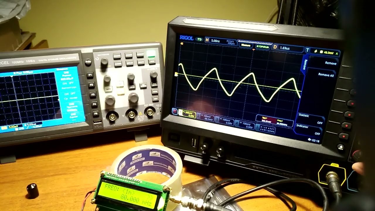 Rigol oscilloscope MSO5074 (5354) vs UNIT 12102 Review. Огляд осцилографа RIGOL MSO5000. part 1