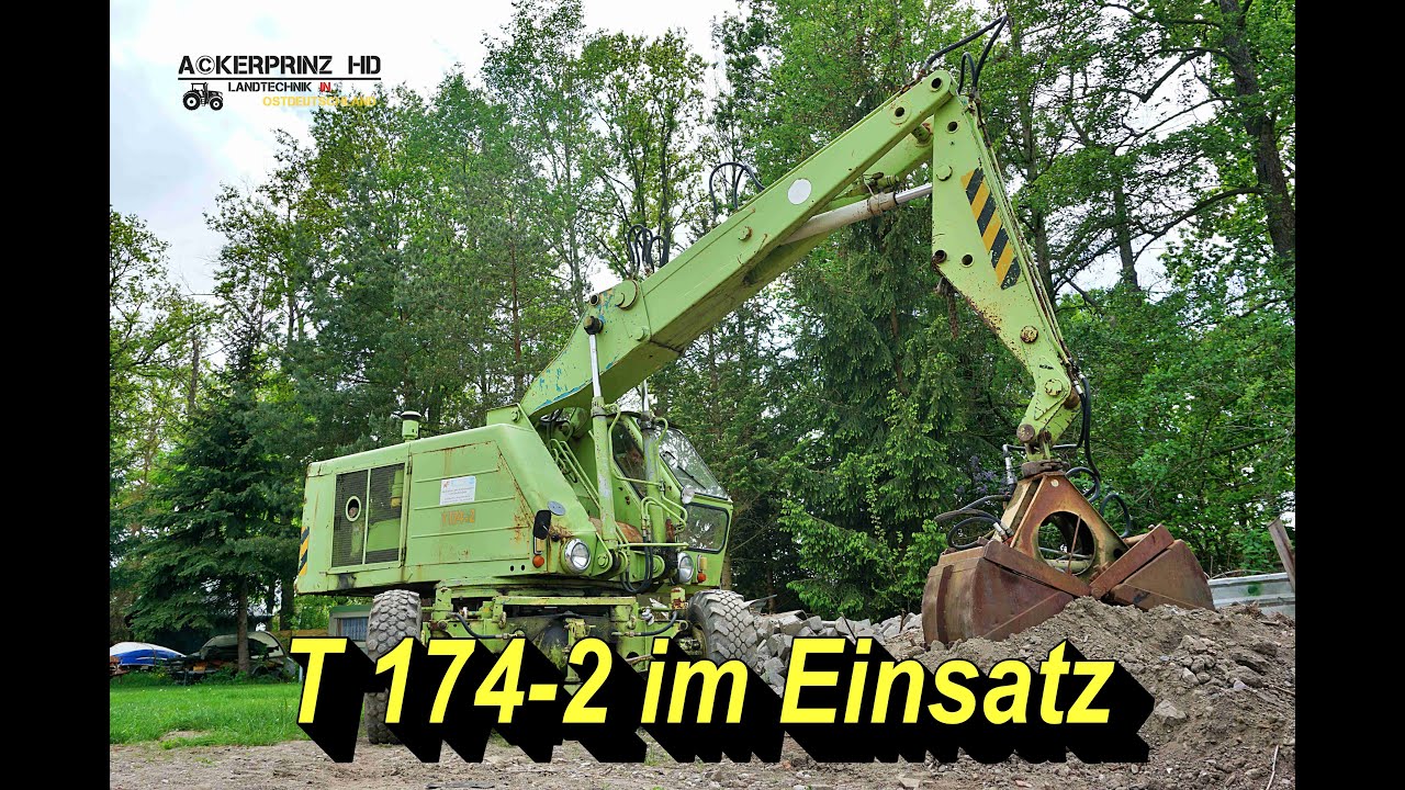 T 174-2 der legendäre Mobilbagger des Ostens!