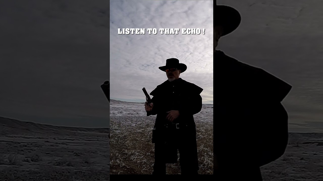 Listen To That Triple Shot Echo! #cowboy #western #saa #rdr2 #shooting #clinteastwood