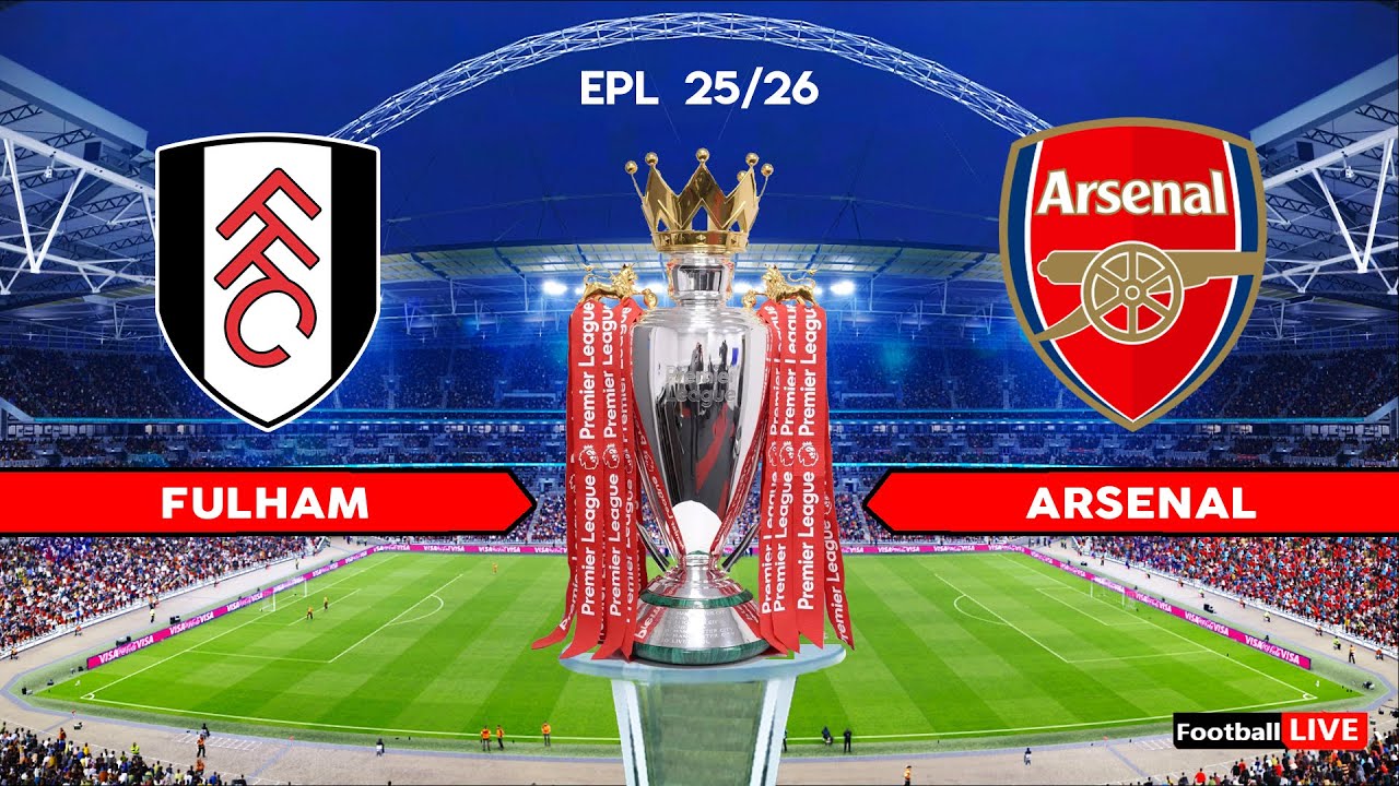 Fulham vs Arsenal - Premier League 2025/26 EPL | Full Match All Goals | Simulation PES