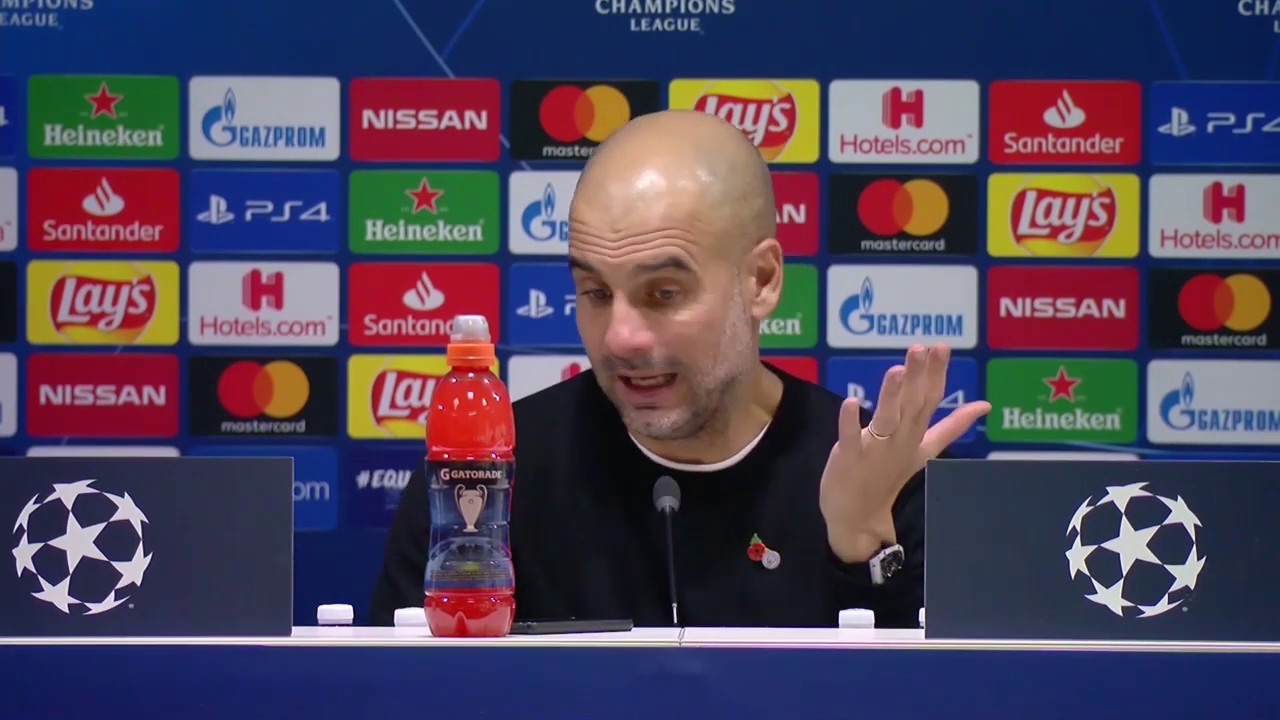 Kyle Walker Going In Goal Was Not Planned | Pep Guardiola | Atalanta 1-1 Manchester City