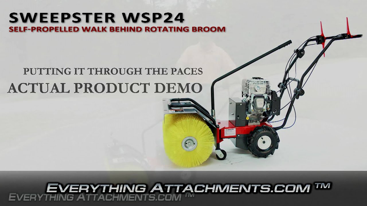 Электрическая метла Sweepster WSP24 с ручным управлением