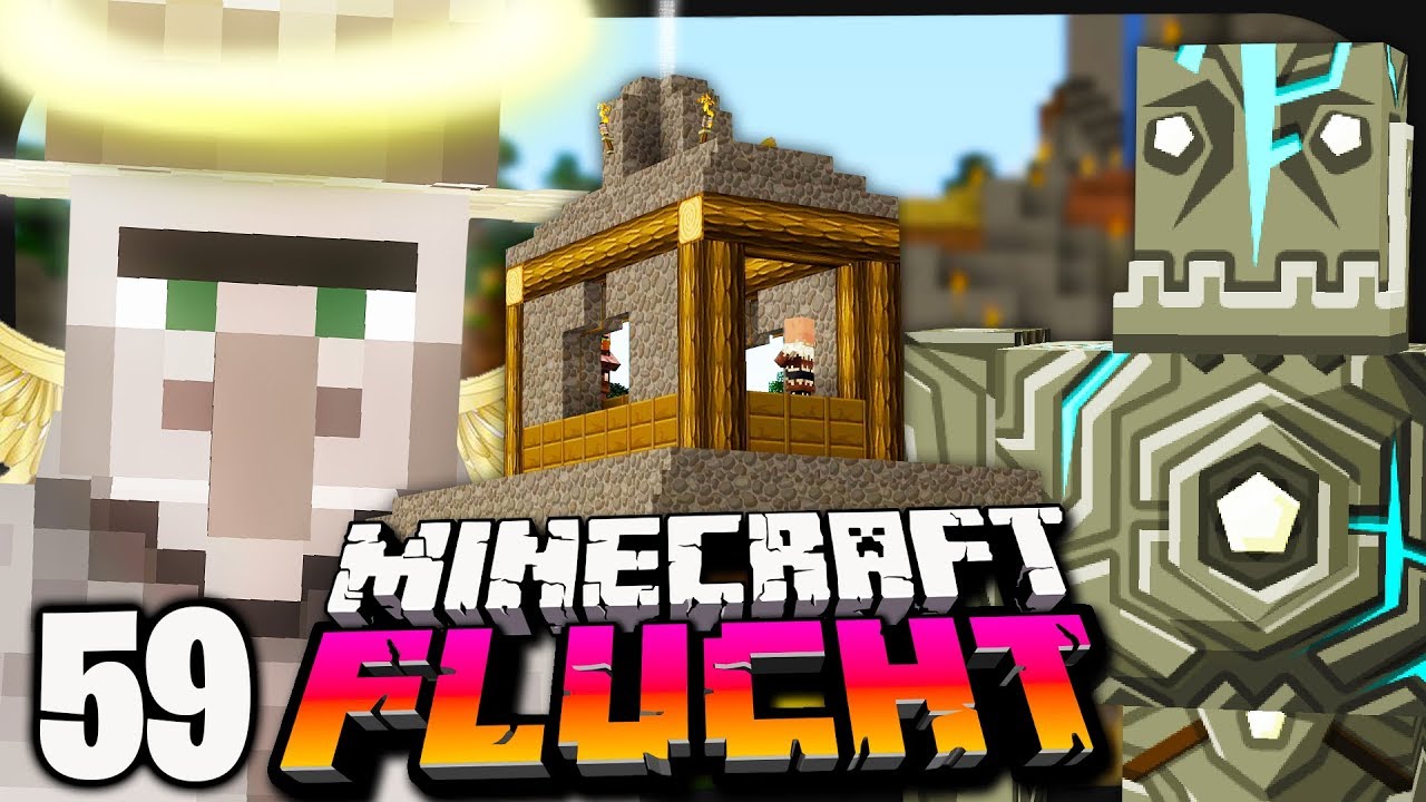 Eine Zeitreise & Besuch von einem Geister Villager! ☆ Minecraft: Flucht