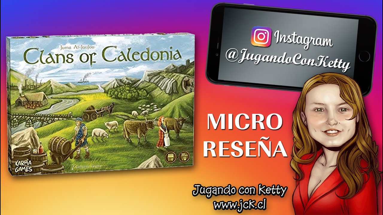Los Clanes de Caledonia (Micro Reseña) [JcK / Juego de Mesa / IGTV]