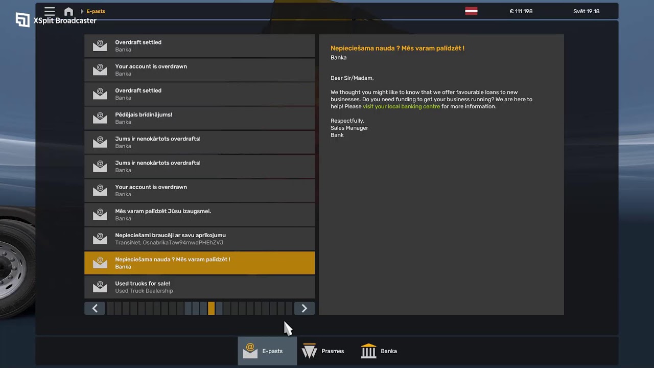 Eurotruck simulator 2 stream