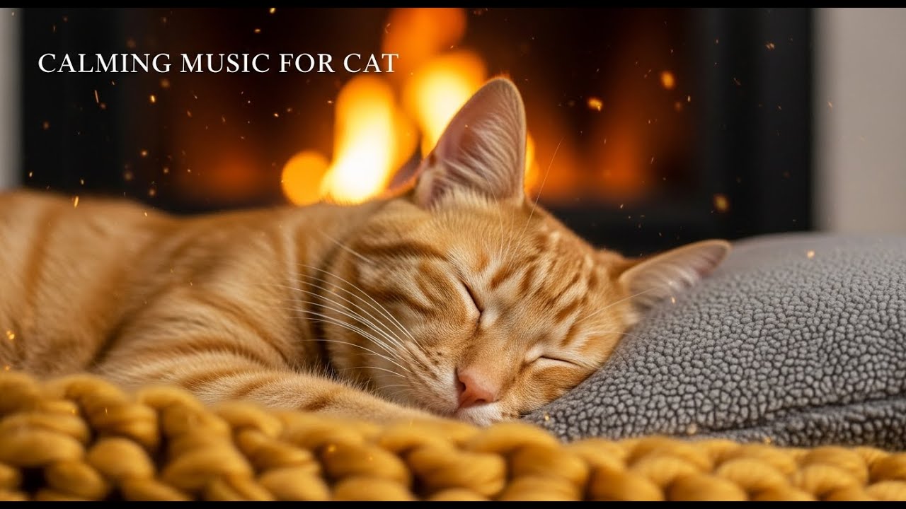 12 Hours of Anti - Anxiety Music for Cats 😹 : Deep Sleep Therapy, Relaxing Sounds & Natural Healing