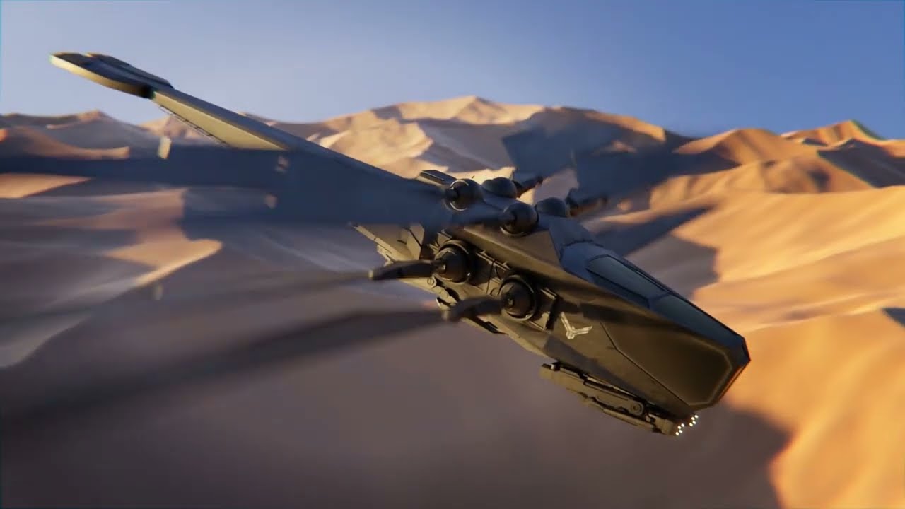 Dune (2021) Ornithopter - Start, Take-off & Landing Animation