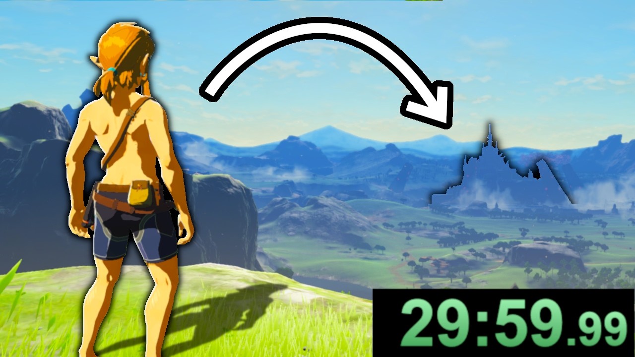 Can I Beat Breath of the Wild in UNDER 30 Minutes
