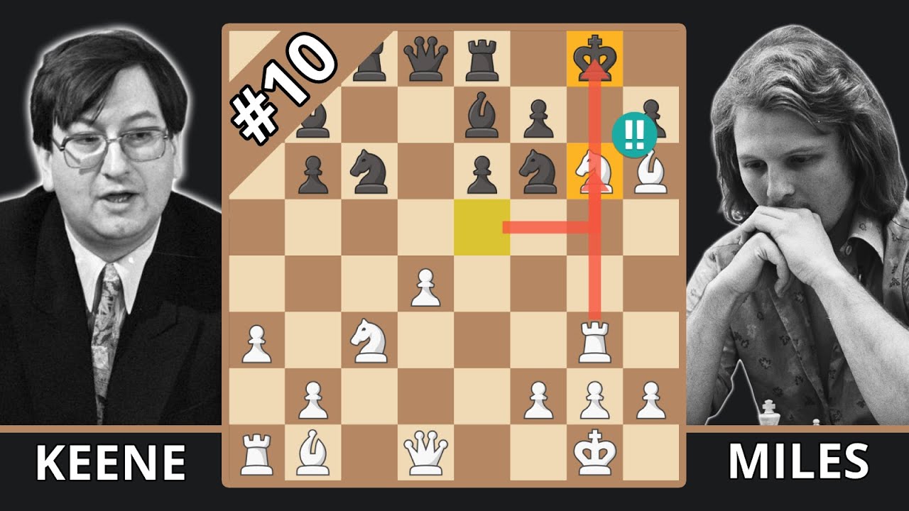 Is This The Most Crushing Isolated Pawn Attack Ever? - Best Of The 70s - Keene vs. Miles, 1976