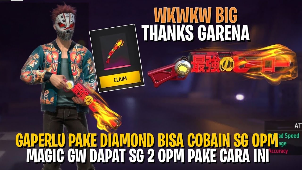 PAKE CARA INI GW DAPAT SG2 ONE PUNCH MAN !! GAPAKE DIAMOND !? MAKASIH GARENA - FREE FIRE